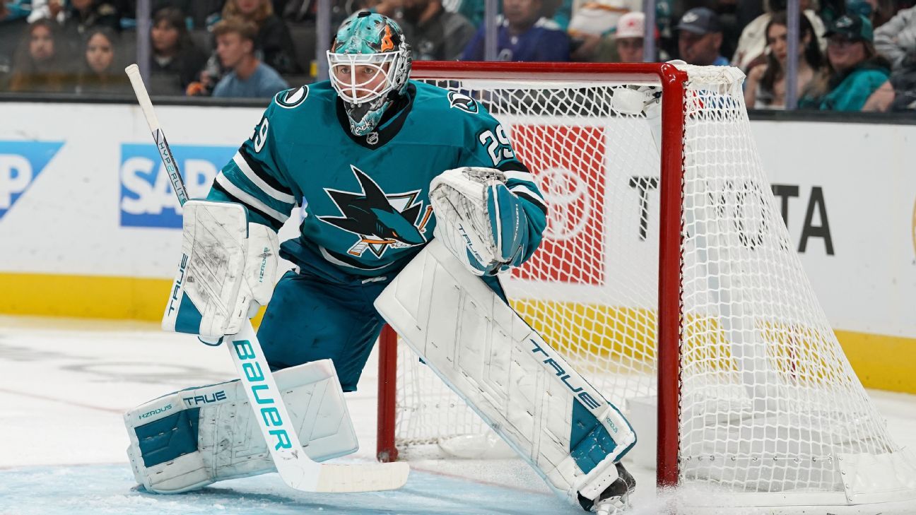 Avalanche acquire Mackenzie Blackwood in trade with Sharks