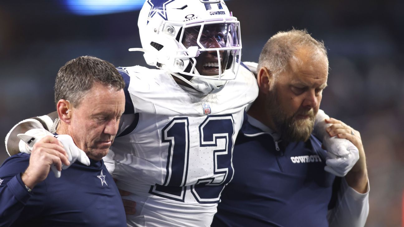 Sources - Cowboys' DeMarvion Overshown tore multiple ligaments