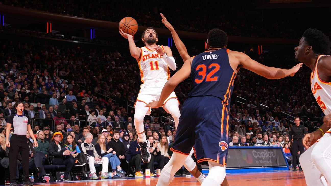 Hawks rally past Knicks to keep surprise NBA Cup run going