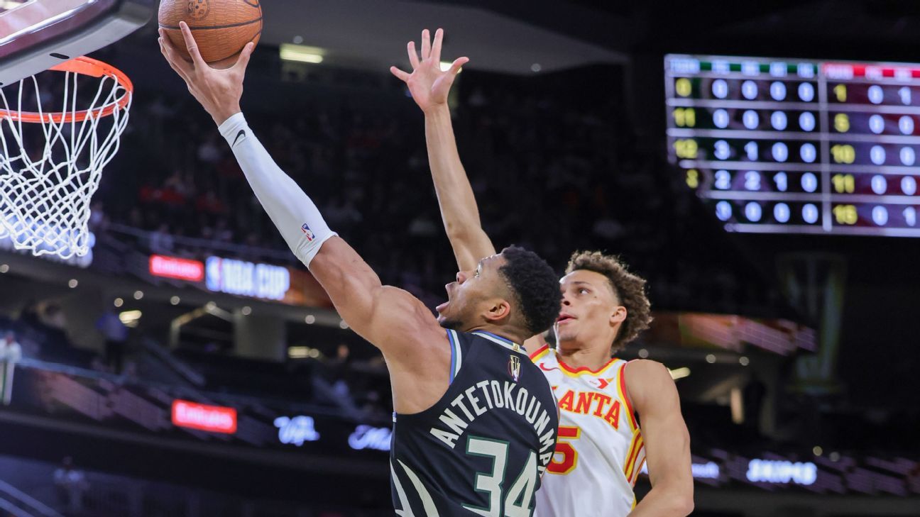 Giannis dominates, leads Bucks to NBA Cup title game