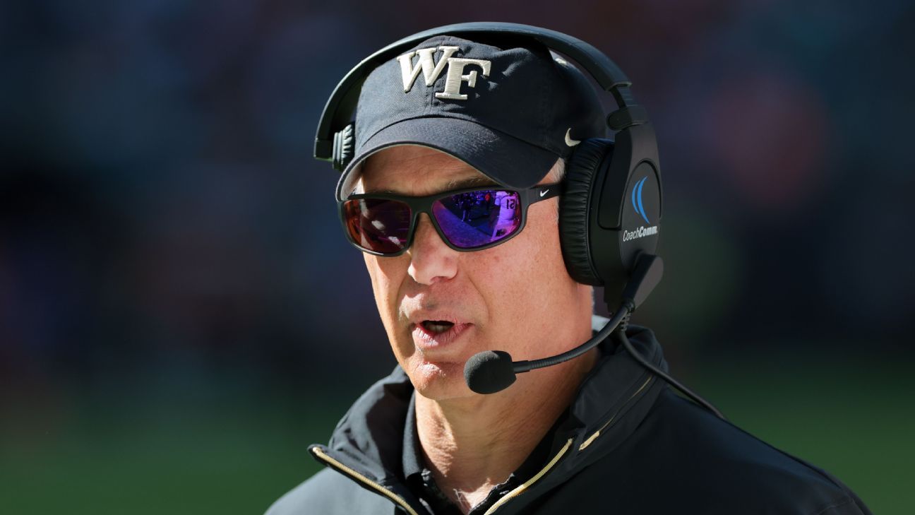 Wake Forest's Dave Clawson resigns as football coach