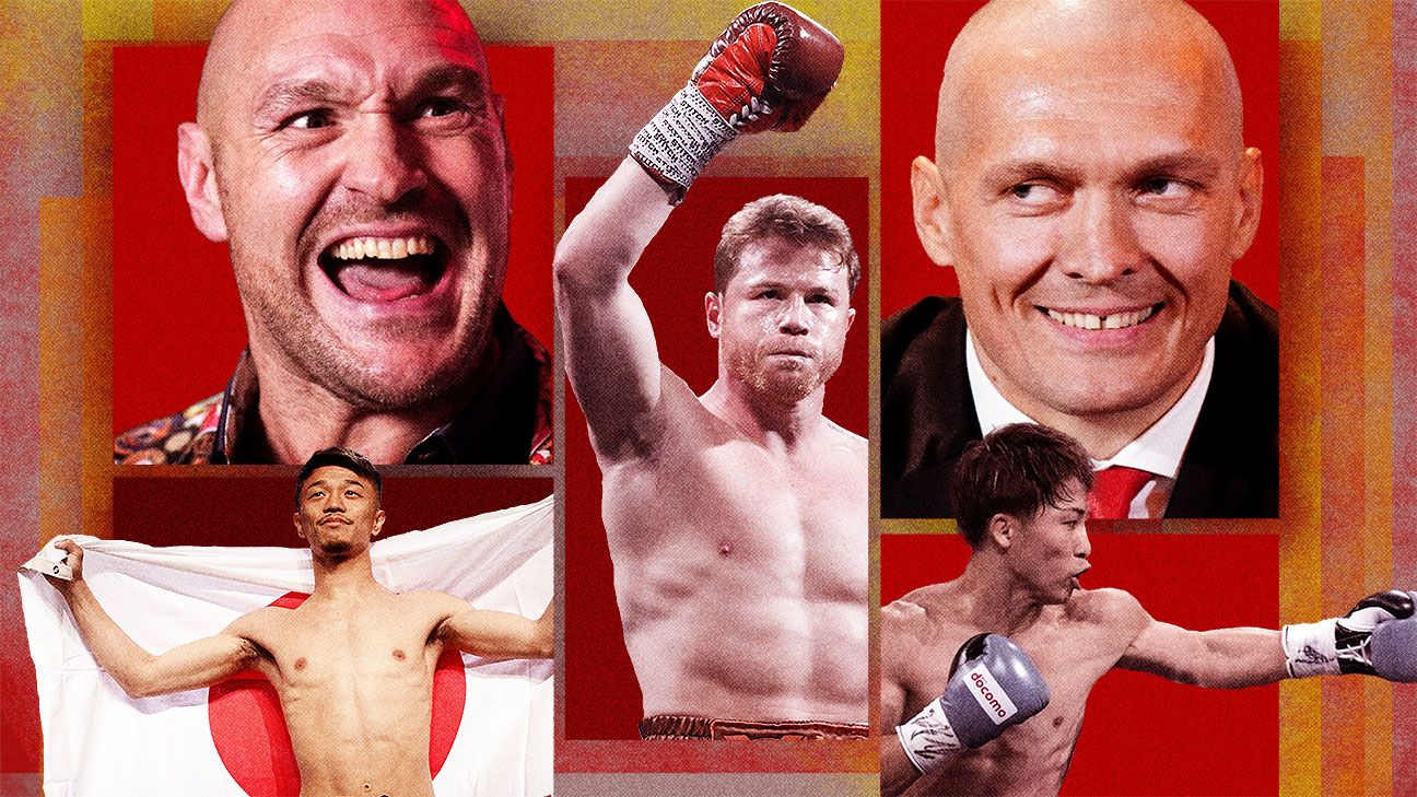 Boxing rank: Top 100 men boxers -- Usyk, Canelo and more