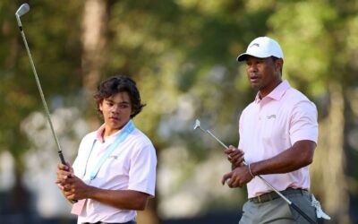 Tiger and Charlie Woods highlights from the PNC Championship