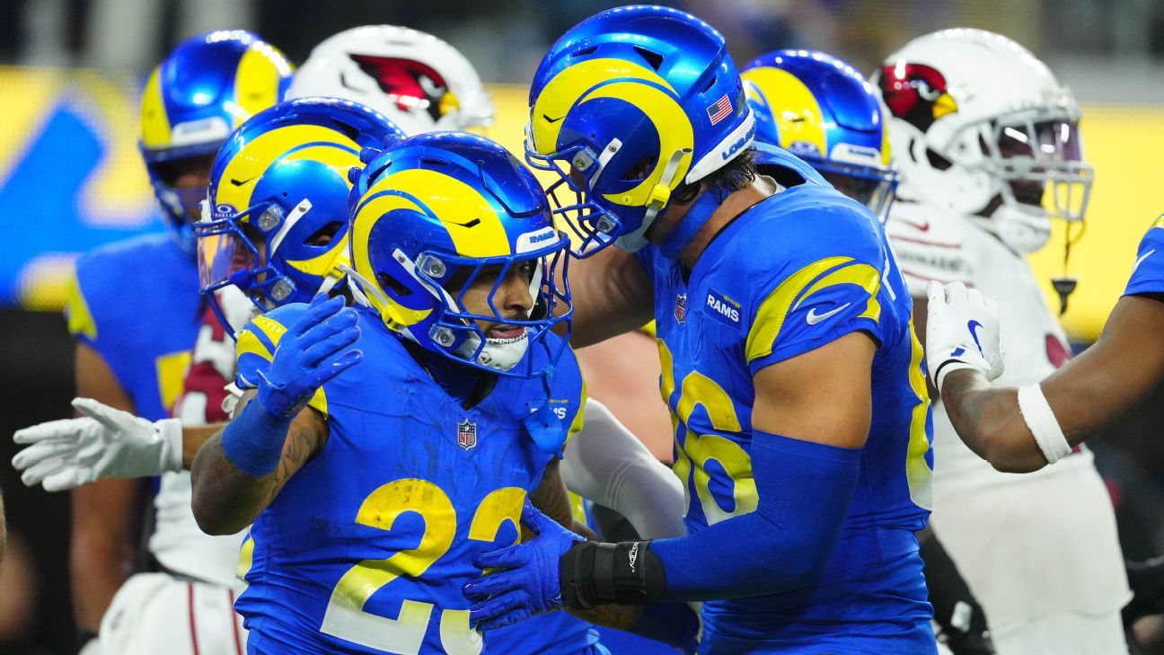 Rams on cusp of playoff berth after victory over Cardinals