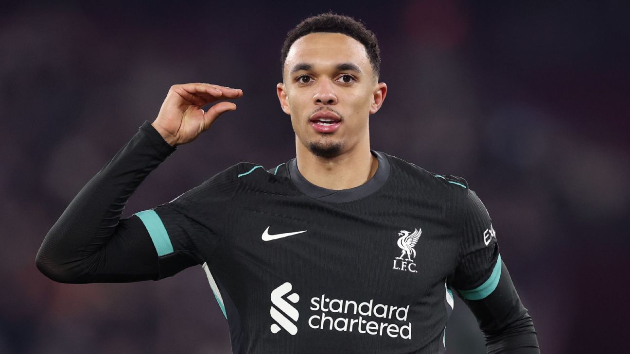 Liverpool's Slot: Trent Alexander-Arnold's celebration 'tells you enough'