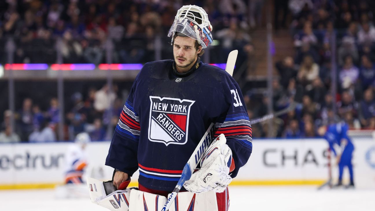 Source -- Rangers place Igor Shesterkin on injured reserve