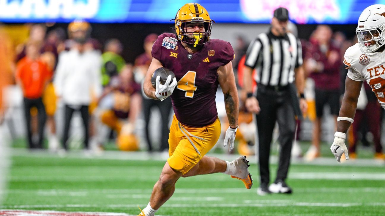 Arizona State RB Cam Skattebo credits vomit for Peach Bowl rally