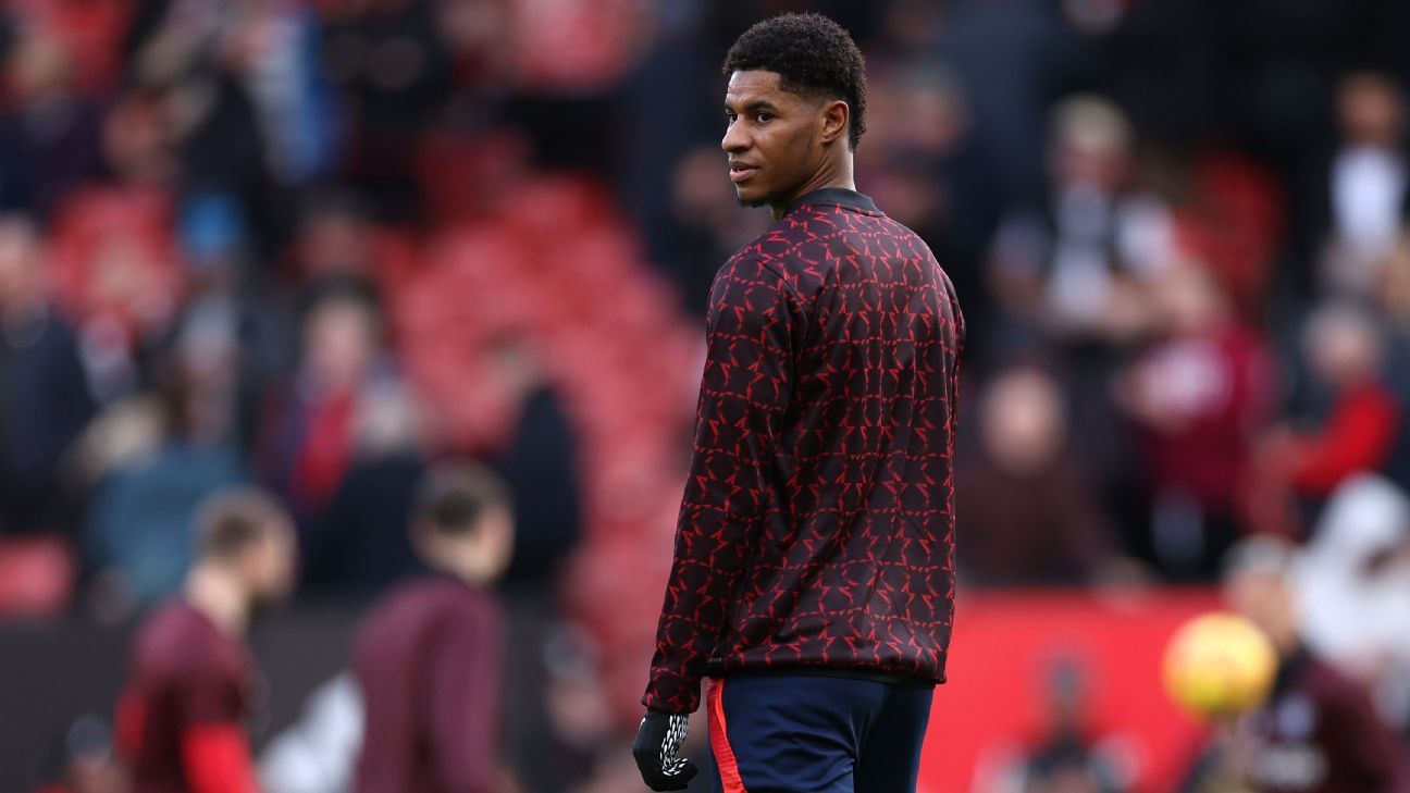 Liverpool vs Man United: Marcus Rashford out with illness