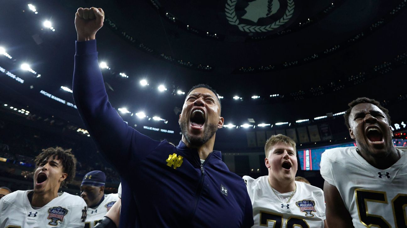 Coach Marcus Freeman says Notre Dame to expedite CFP prep