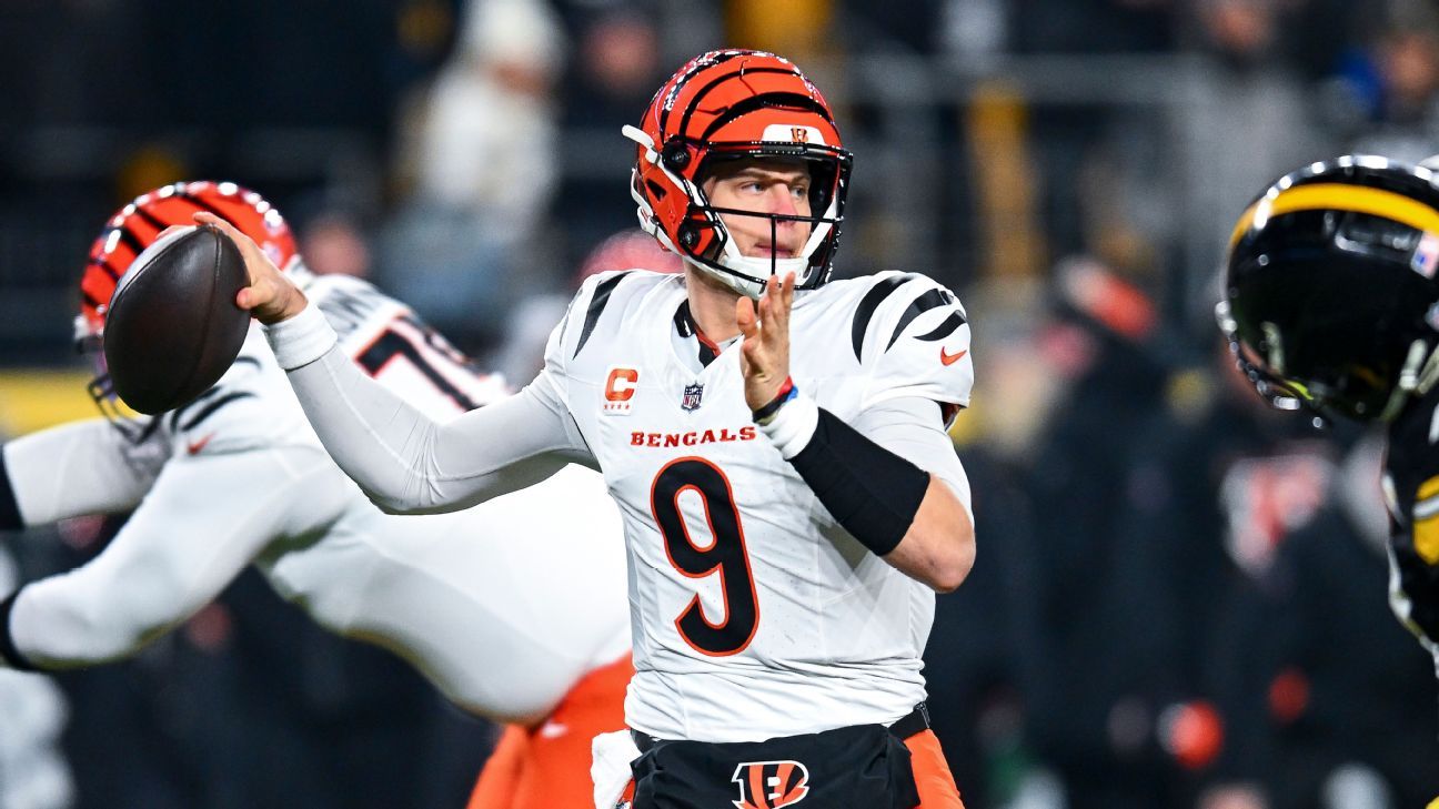 Bengals keep playoff hopes alive, Steelers lose fourth straight