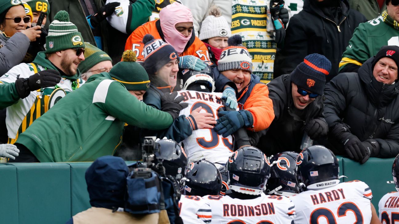 Bears open scoring with 94-yard punt return TD vs. Packers