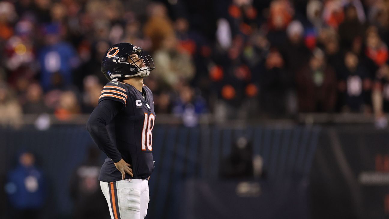 Inside Caleb Williams' tumultuous rookie season as Bears QB