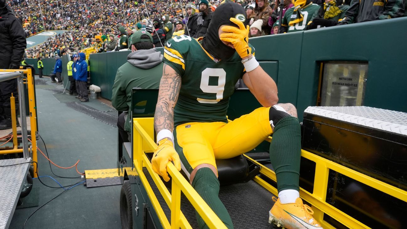 Packers WR Christian Watson has season-ending torn ACL