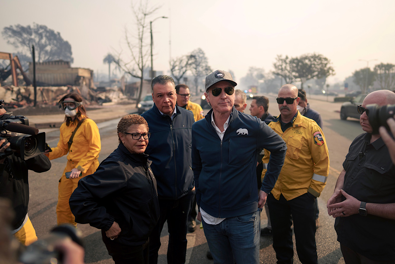 Amid Deadly Los Angeles County Fires California Governor Gavin Newsom Announces 'Marshall Plan' To Reimagine 'L.A. 2.0' Ahead Of Upcoming World Cup, Super Bowl, And Olympics