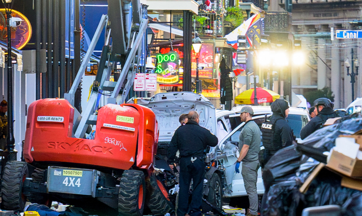 10 dead, 35 injured in New Orleans after truck plowed through crowd early New Year's Day