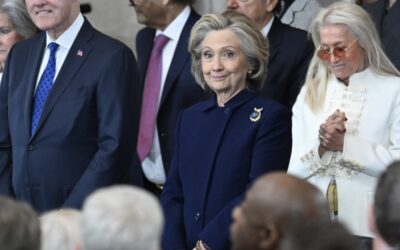 Hillary Clinton Seen Cackling As Donald Trump suggests renaming the Gulf of Mexico during inauguration speech + more online reactions