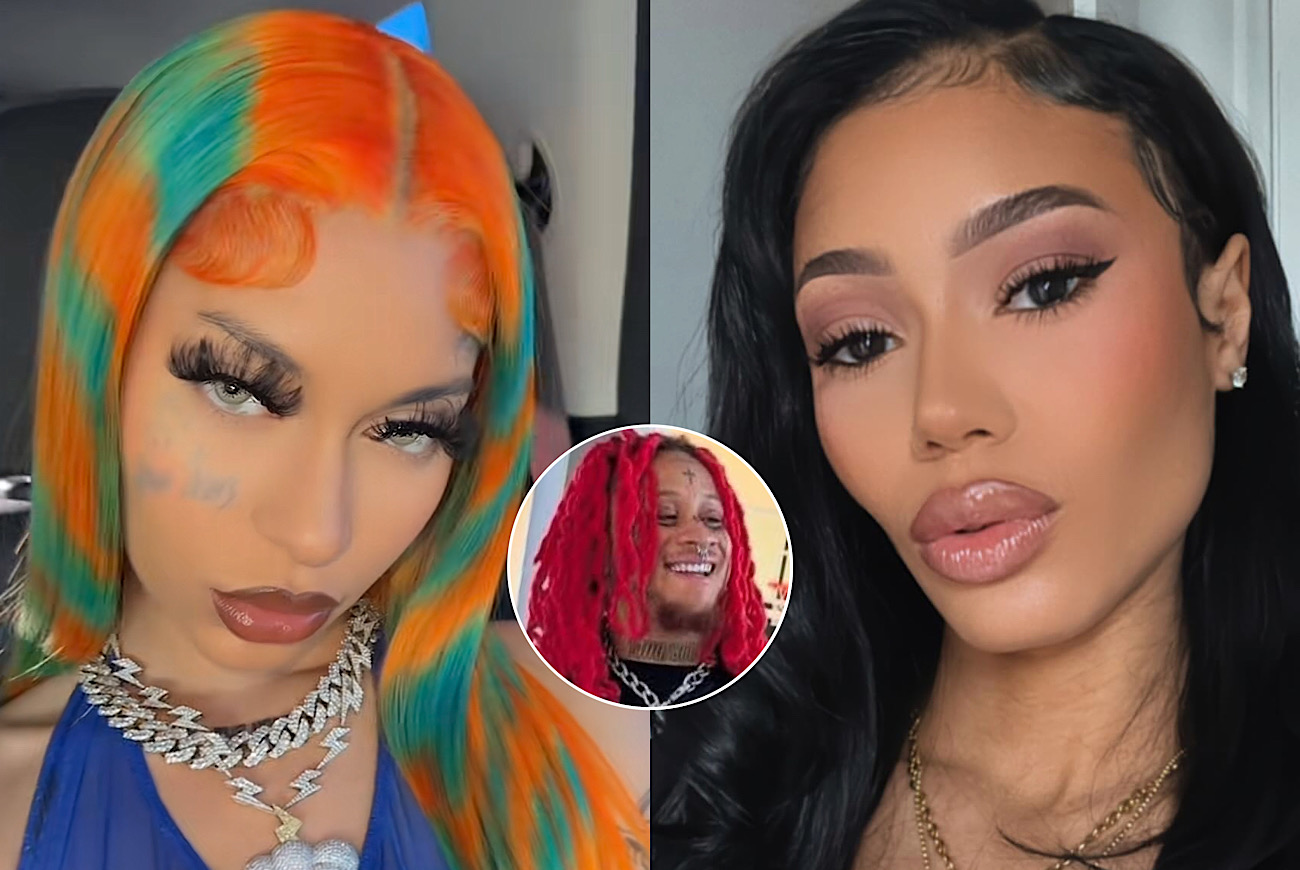 Trippie Redd's Ex-Girlfriend Aylek$ Denies Homewrecking His Relationship With Pregnant Coi Leray; She Calls Herself Trippie's 'First Love;' And Drops Spicy, Alleged DMs With Coi