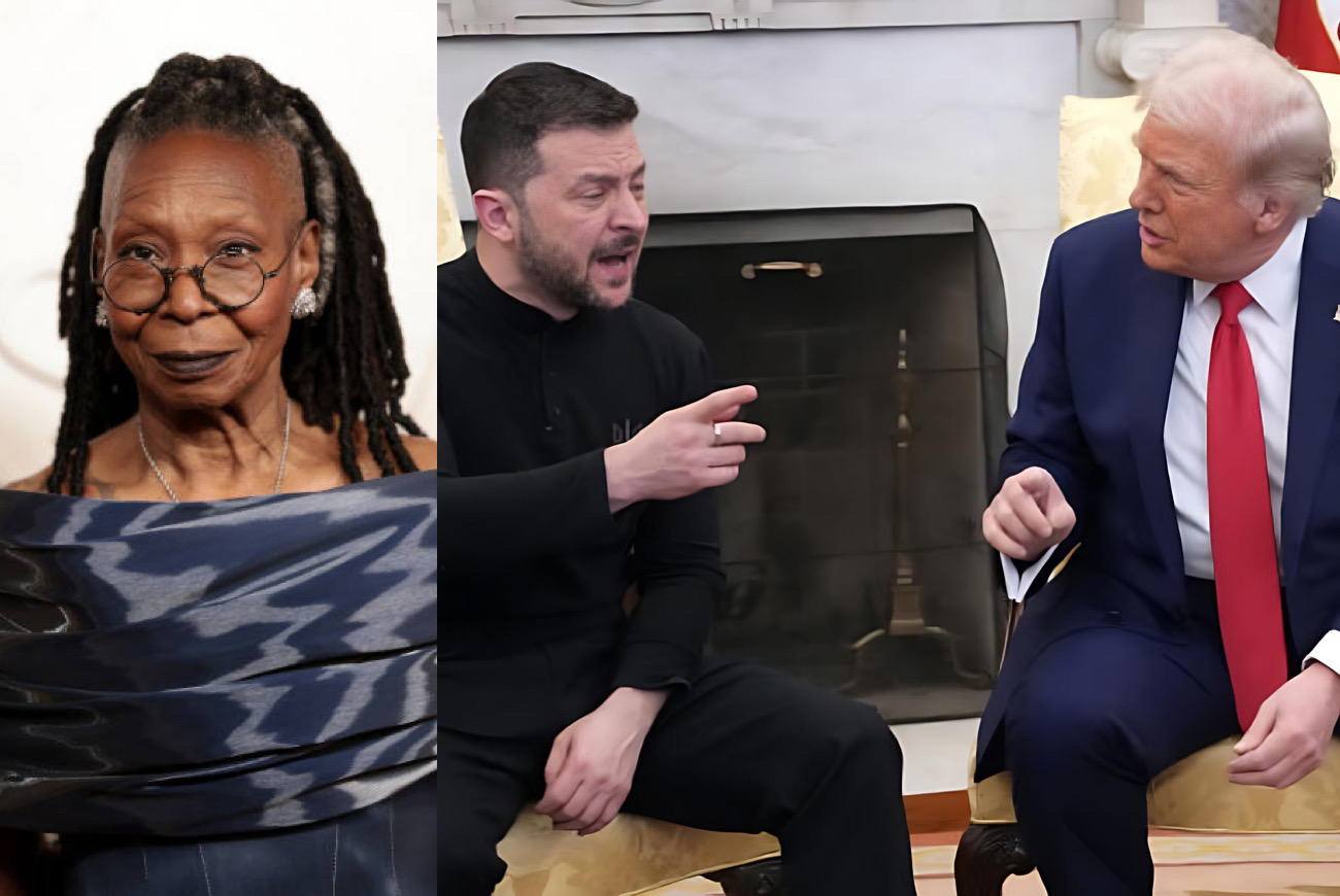 Whoopi Goldberg Reacts To Donald Trump’s Meeting With Zelensky • Hollywood Unlocked