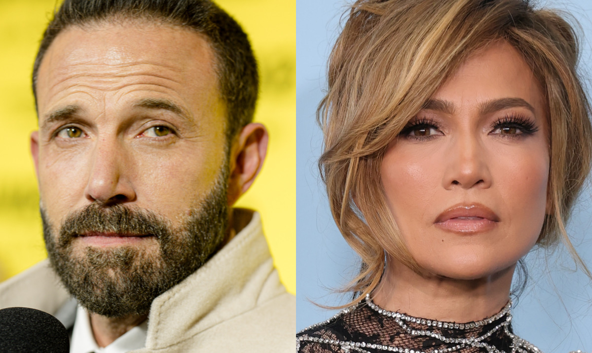 HOLLYWOOD, CALIFORNIA - FEBRUARY 13: (L-R) Ben Affleck and Jennifer Lopez attend the Los Angeles premiere of Amazon MGM Studios "This Is Me...Now: A Love Story" at Dolby Theatre on February 13, 2024 in Hollywood, California. (Photo by Monica Schipper/Getty Images)