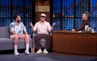 Bad Bunny Joins Adam Sandler on 'Late Night With Seth Meyers': Preview