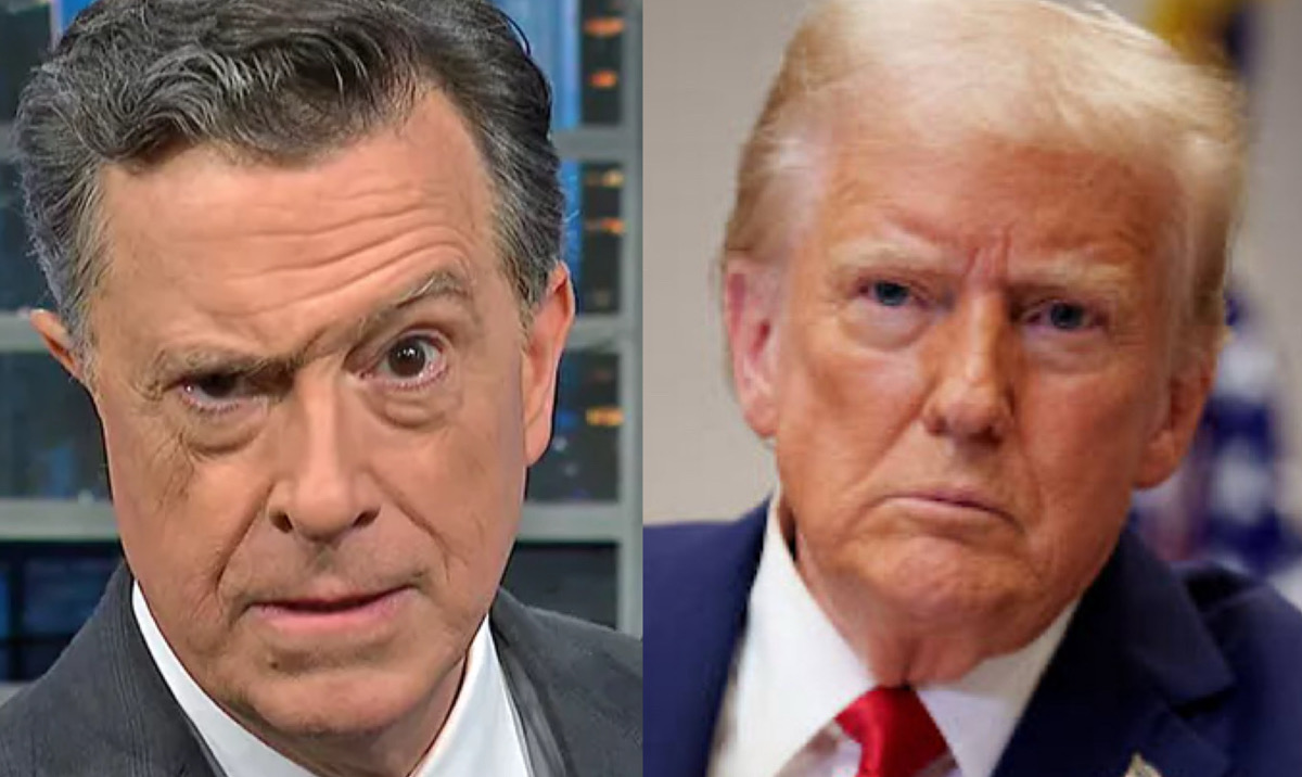 Stephen Colbert Responds to Trump Celebrating the Cancellation of His Show: “Go F**k Yourself”