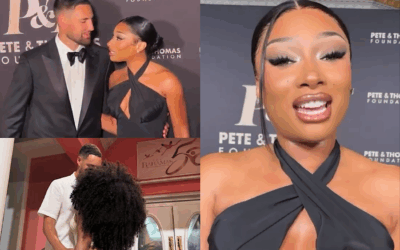 Megan Thee Stallion And New Bae Klay Thompson Make Red Carpet Debut; She Refuses To Reveal When And How They Met, But Shares: ‘It Was Such A ‘Meet-Cute,’ Like A F**king Movie’
