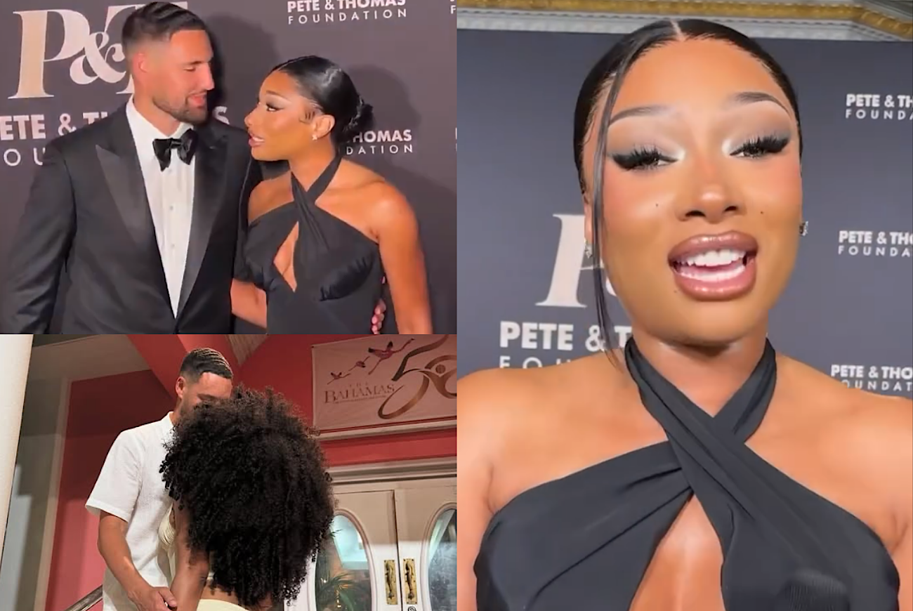 Megan Thee Stallion And New Bae Klay Thompson Make Red Carpet Debut; She Refuses To Reveal When And How They Met, But Shares: ‘It Was Such A ‘Meet-Cute,’ Like A F**king Movie’