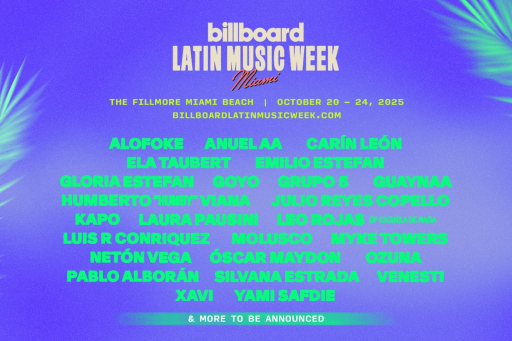 Anuel AA, Xavi, Alofoke & More Added to Latin Music Week 2025 Lineup