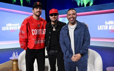 Podcasters Leo Rojas, DimeloKing & Molusco at Latin Music Week 2025