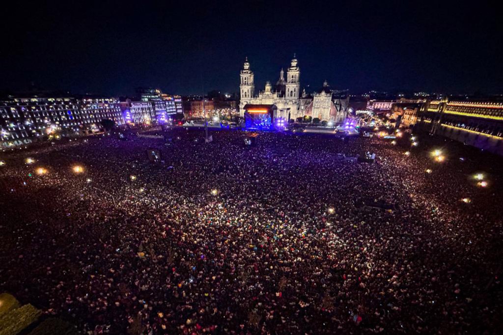 Mexico City's Zócalo: 12 Biggest Concerts