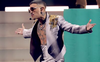 Rauw Alejandro Shines at 2025 Latin Grammys With Puerto Rican Pride