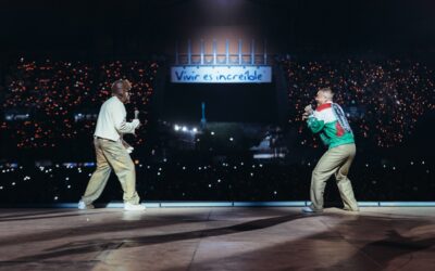 Bad Bunny, J Balvin Reconcile at Final Show of Debi Tirar Mas Fotos Tour
