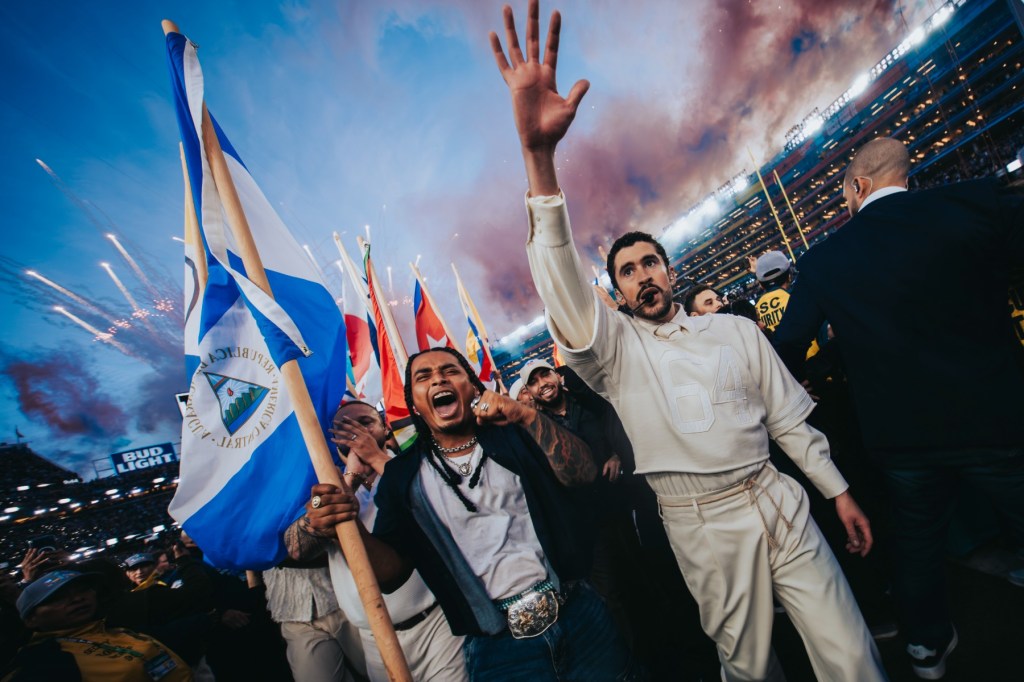 Viral Flag Holder Talks Bad Bunny Super Bowl Halftime Show, Nicaragua